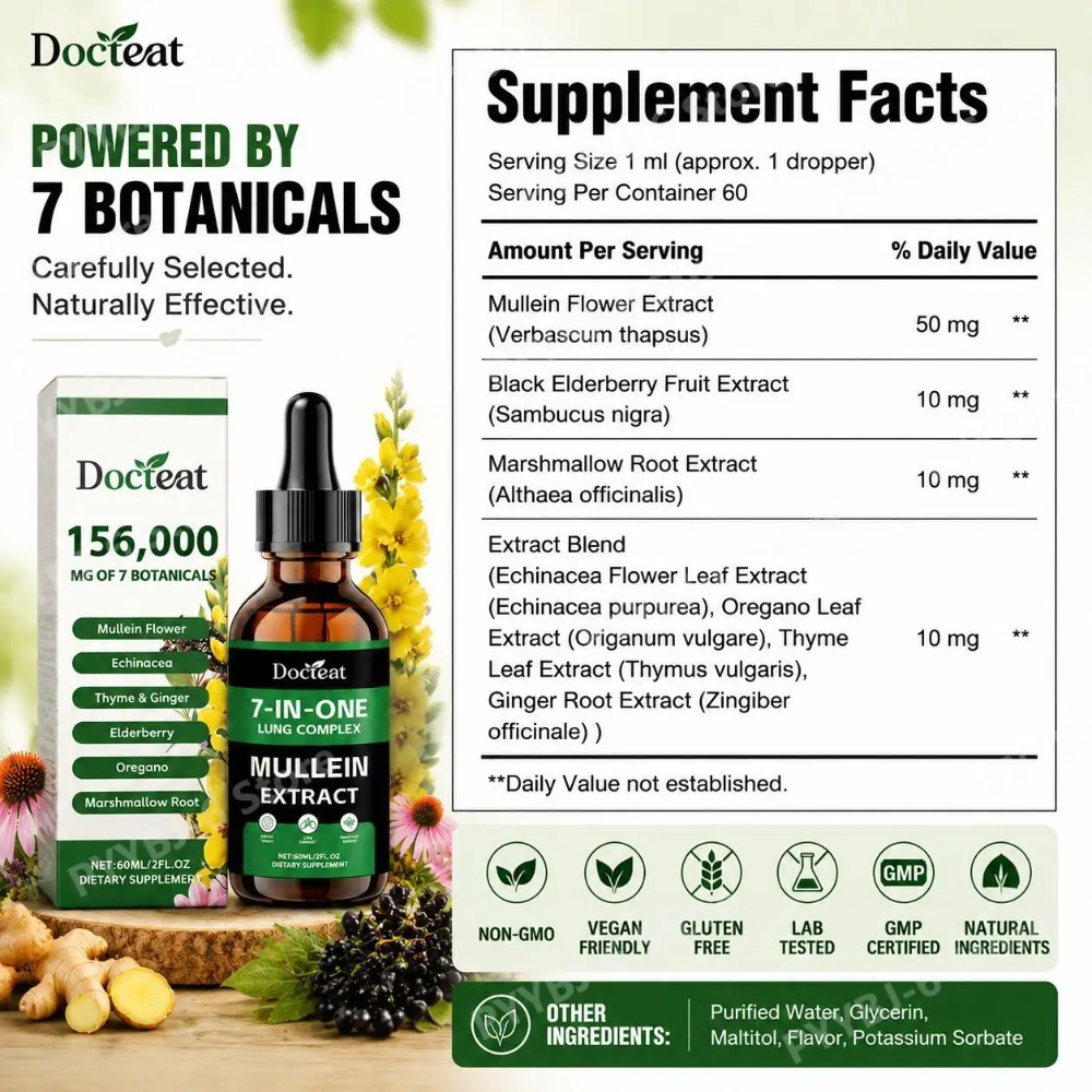 دوكتيت 7 في 1 قطرات خلاصة نبات - مراجعة Herbal And Wellness وسعره
